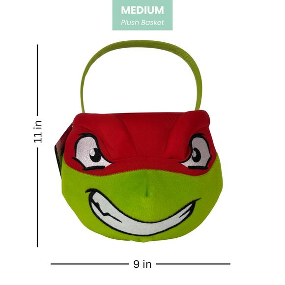 Teenage Mutant Ninja Turtles - Raphael Plush Basket (Medium) - Picture 3 of 8